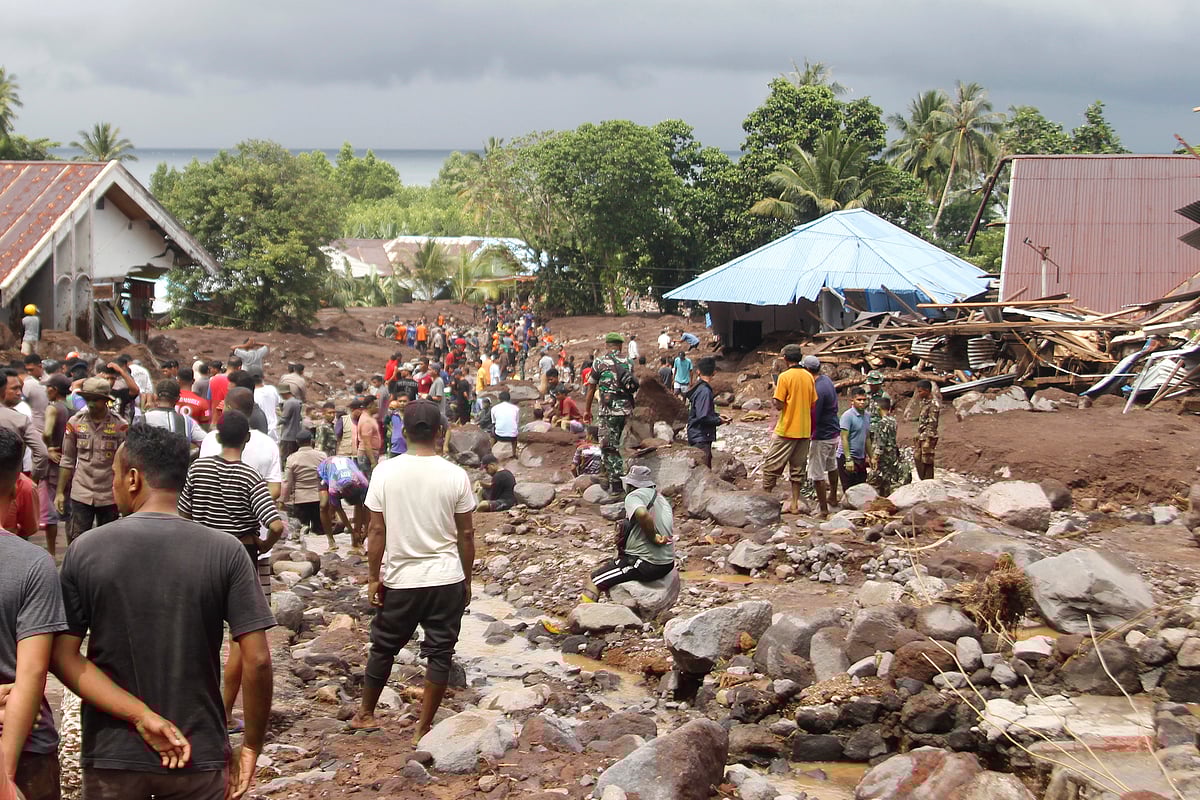 | Photo: AP : Flash Floods, Heavy Rain In North Maluku